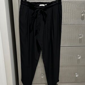 Ramy Brook Black Silk Joggers